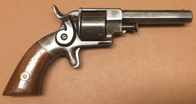 Allen & Wheelock Sidehammer Revolver - 22 rimfire - Fifth Type - Right side view