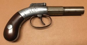 Allen & Thurber Barhammer Pistol - 3 Inch barrel - 1837 Marking - Right side view