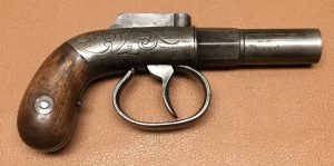 Allen & Thurber Barhammer Muff Pistol - Right side view