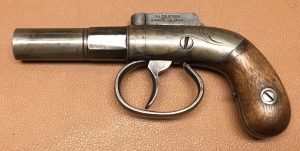 Allen & Thurber Barhammer Muff Pistol - Left side view