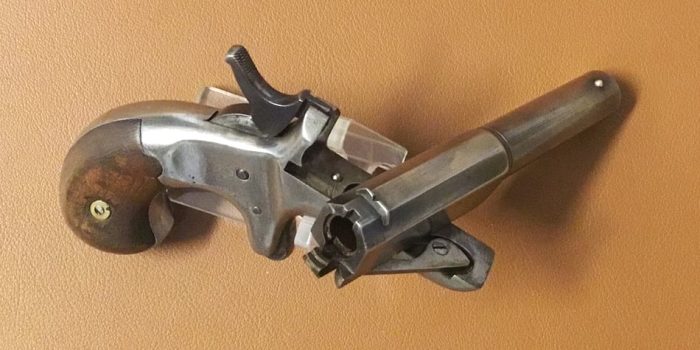 E. Allen Deringer 32RF - Barrel swinged out