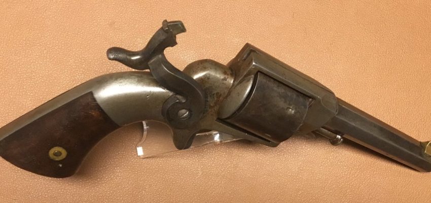 Allen&Wheelock Sidehammer Revolver 32RF Third Model Long Cilinder 05