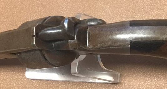 Allen & Wheelock Sidehammer Revolver - 22 rimfire - Forth Type - Rear view