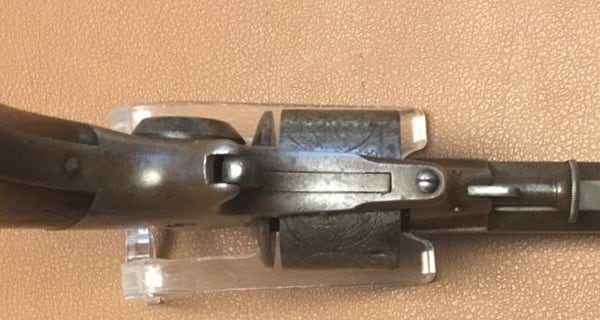Allen & Wheelock Sidehammer Revolver - 22 rimfire - Forth Type - Bottom view