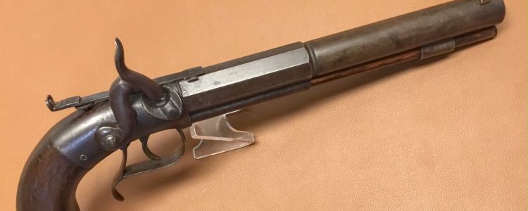 Allen&Thurber Sidehammer Target Pistol _MAIN Allen & Thurber Sidehammer Target Pistol - Side view
