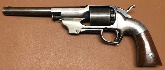 Allen & Wheelock Centerhammer Army Percussion Revolver – 1st Type 01 Allen & Wheelock Army Percussion Revolver - 1st Type - Left side view