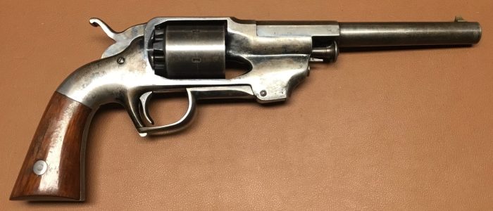 Allen & Wheelock Centerhammer Army Percussion Revolver – 1st Type 02 Allen & Wheelock Army Percussion Revolver - 1st Type - Right side view