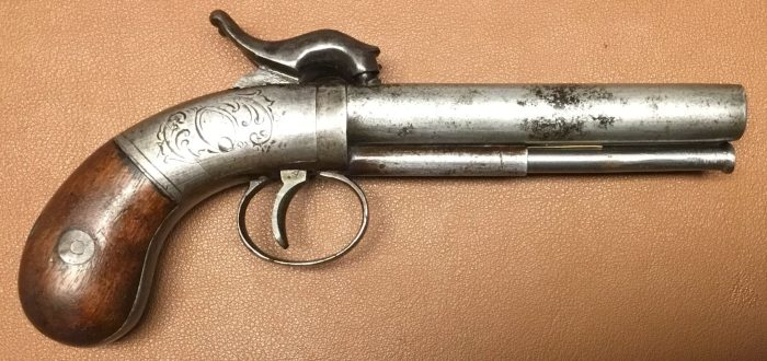 Bruce & Davis Double Barrel Single Trigger Pistol 01