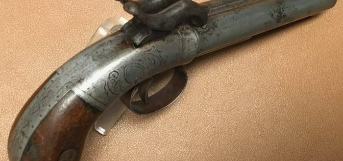 Bruce & Davis Double Barrel Single Trigger Pistol 06