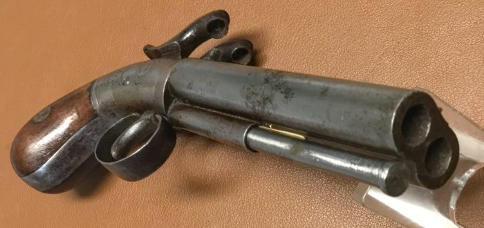 Bruce & Davis Double Barrel Single Trigger Pistol 09