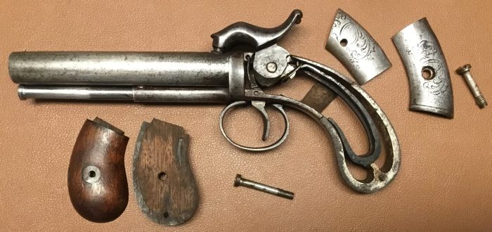 Bruce & Davis Double Barrel Single Trigger Pistol 10