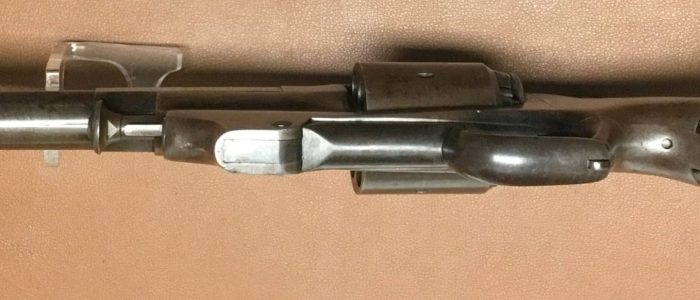 Allen&Wheelock Centerhammer Army Percussion Revolver – 2nd Type 03 Allen & Wheelock Centerhammer Army Percussion Revolver 2nd Type - Bottom view
