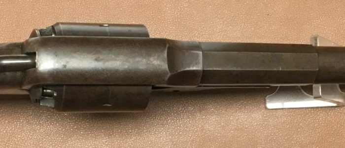 Allen&Wheelock Centerhammer Army Percussion Revolver – 2nd Type 04 Allen & Wheelock Centerhammer Army Percussion Revolver 2nd Type - Top view