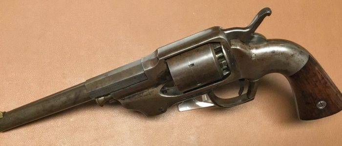Allen&Wheelock Centerhammer Army Percussion Revolver – 2nd Type 05 Allen & Wheelock Centerhammer Army Percussion Revolver 2nd Type - Right top view