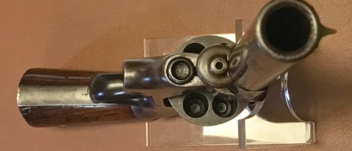 Allen&Wheelock Centerhammer Army Percussion Revolver – 2nd Type 11 Allen & Wheelock Centerhammer Army Percussion Revolver 2nd Type - Front view