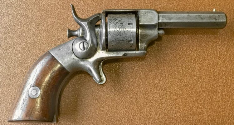 Allen & Wheelock 22RF Side-Hammer Revolver - First Model - Right side view