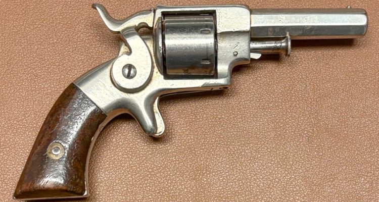 Allen & Wheelock 22RF Side-Hammer Revolver - Sixth Model - Right side view