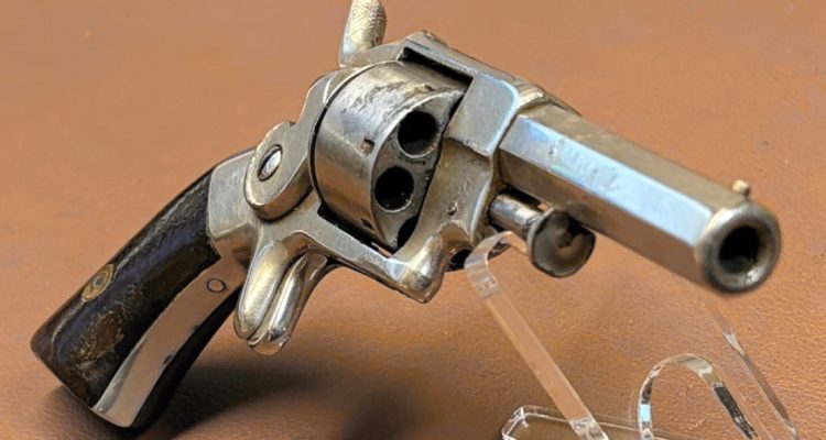 Allen & Wheelock 22RF Side-Hammer Revolver - Sixth Model - Front view