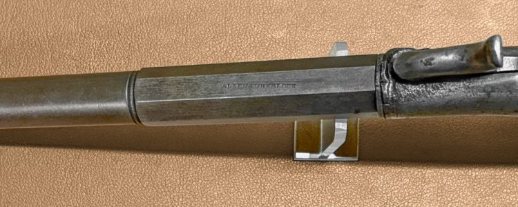 Allen & Wheelock Shotgun Hammer Percussion Pistol 8 inch barrel 03b