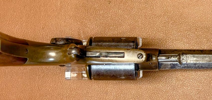 Allen&Wheelock Sidehammer Revolver 32RF Third Model - Brass Frame - Long Cilinder 06