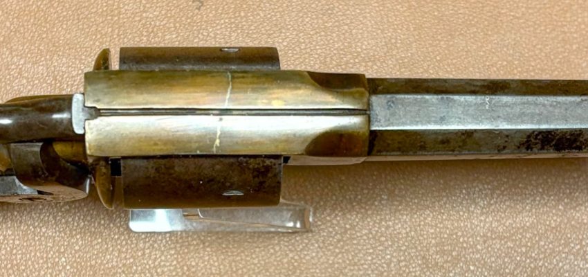 Allen&Wheelock Sidehammer Revolver 32RF Third Model - Brass Frame - Long Cilinder 07