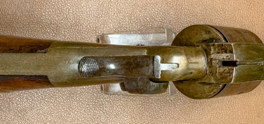 Allen&Wheelock Sidehammer Revolver 32RF Third Model - Brass Frame - Long Cilinder 08