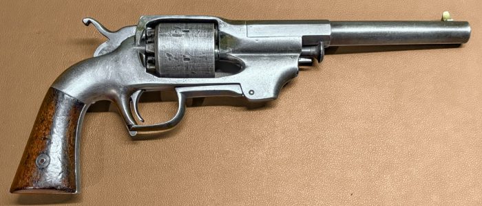 E. Allen & Co Center Hammer Army Percussion Revolver 02 E. Allen & Co Center Hammer Army Percussion Revolver 3rd type - Left side view