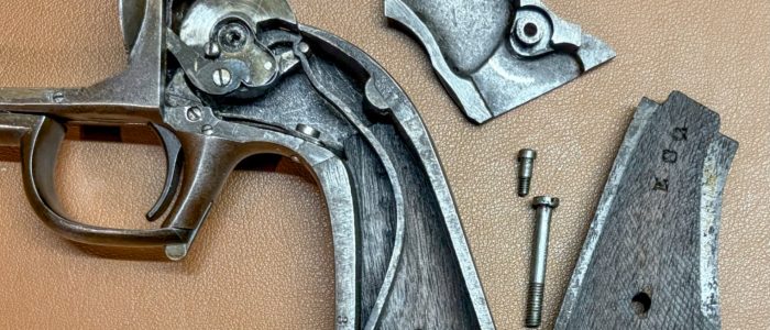 E. Allen & Co Center Hammer Army Percussion Revolver 3rd type - Internal mechanism