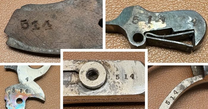 Allen&Wheelock Centerhammer Single Shot Pistol - 32RF - Big Overlap - Octagonal barrel 16 Allen&Wheelock Centerhammer Single Shot Pistol - 32RF - Big Overlap - Octagonal barrel - Serial numbers