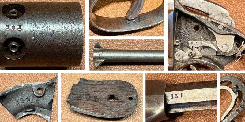 Allen & Wheelock Barhammer Pocket Percussion Revolver - Serial numbers