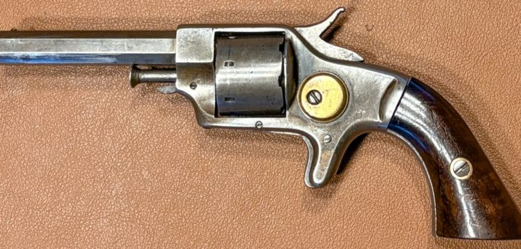 Allen Wheelock Lipfire Pocket Revolver - Left side view