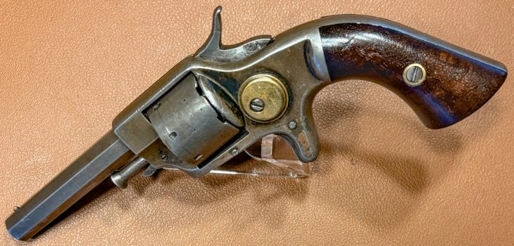 Allen Wheelock Lipfire Pocket Revolver - Left top view