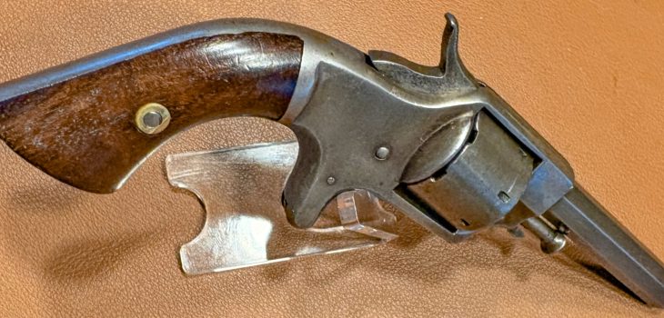 Allen Wheelock Lipfire Pocket Revolver - Right rear view
