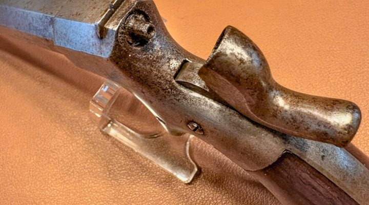 Allen Wheelock Straight Line Percussion Pistol - Detail nipple