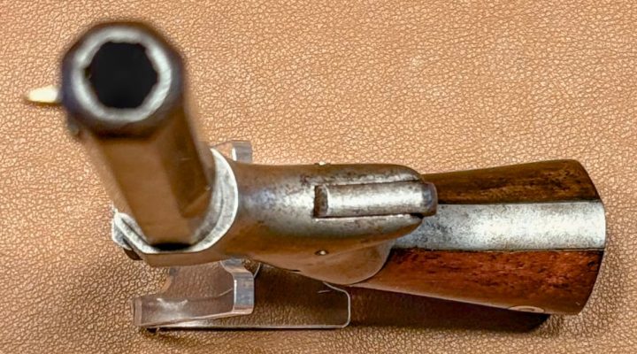 Allen Wheelock Straight Line Percussion Pistol - Front view