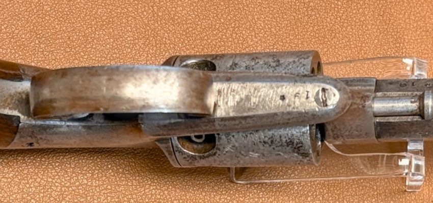 Allen&Wheelock Bar Hammer Medium Frame Revolver – Bottom view