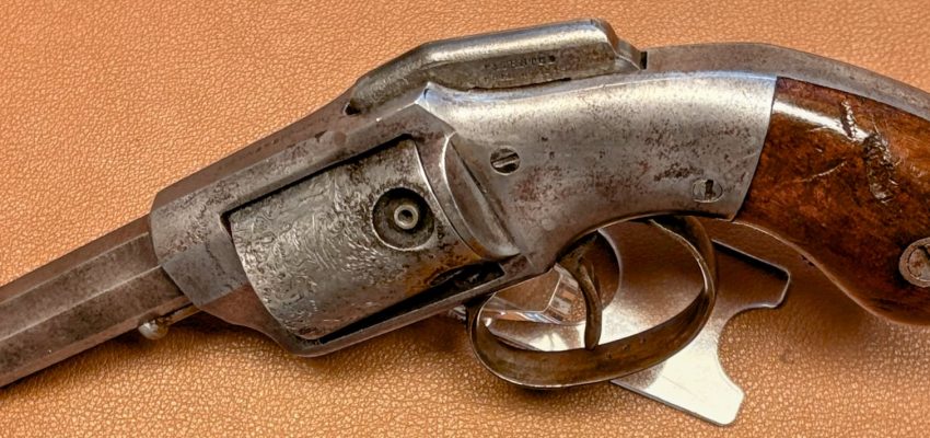 Allen&Wheelock Bar Hammer Medium Frame Revolver – Left top view