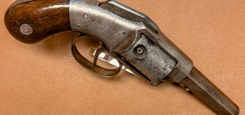Allen&Wheelock Bar Hammer Medium Frame Revolver – Right top view