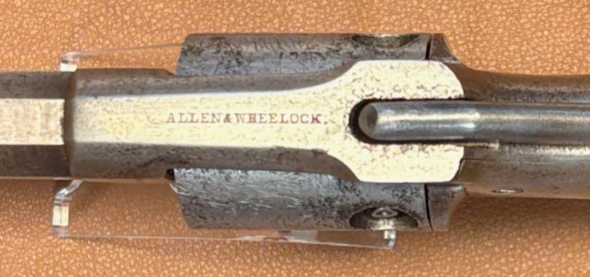 Allen&Wheelock Bar Hammer Medium Frame Revolver – Top view
