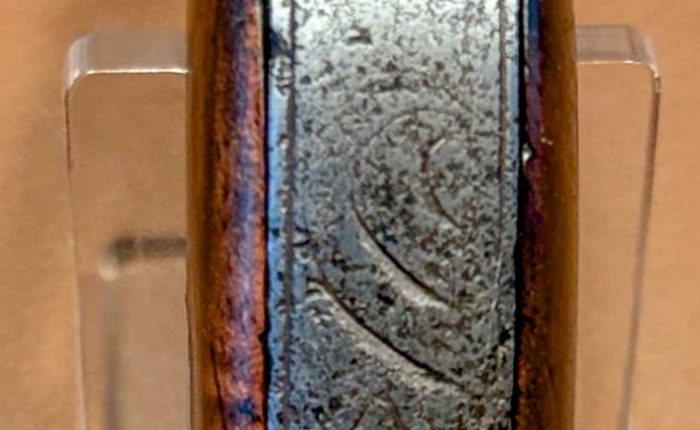 Early Grafton Allen & Thurber Barhammer Pistol - Wide backstrap view