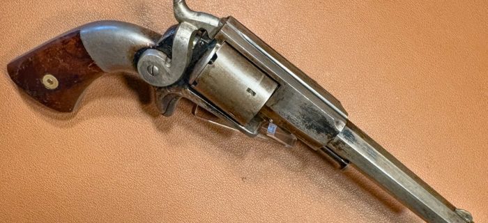 Ethan Allen & Co Sidehammer 32 Lipfire Revolver - Right Top side view