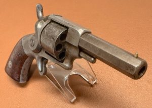 Allen & Wheelock 22RF Side-Hammer Revolver - Third Model - Front view