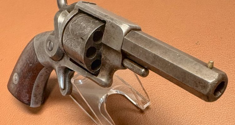 Allen & Wheelock 22RF Side-Hammer Revolver - Third Model - Front view