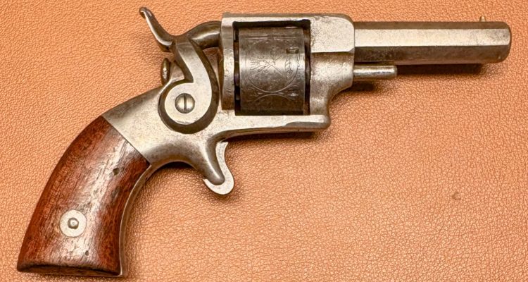 Allen & Wheelock 22RF Side-Hammer Revolver - Third Model - Right side view