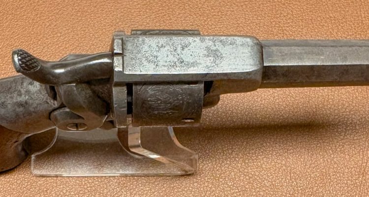 Allen & Wheelock 22RF Side-Hammer Revolver - Third Model - Top side view