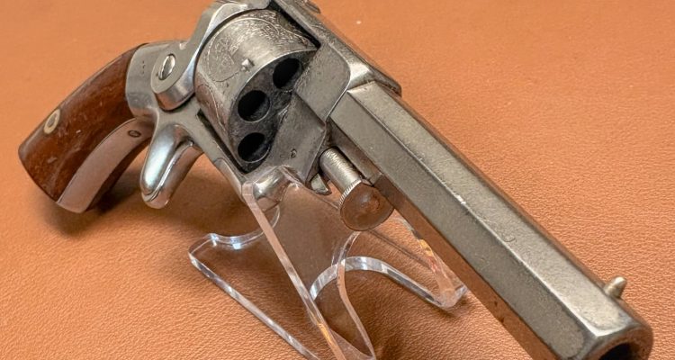 Allen & Wheelock 22RF Side-Hammer Revolver - Intermediate Fifth Model - Front view