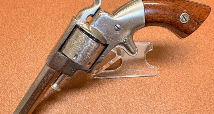 Allen & Wheelock 22RF Side-Hammer Revolver - Intermediate Fifth Model - Left side view
