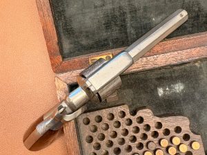 Allen & Wheelock 22RF Side-Hammer Revolver - Intermediate Fifth Model - Top side view