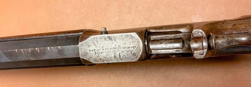 E Allen & Co – Drop Breech Rimfire Rifle – Top view