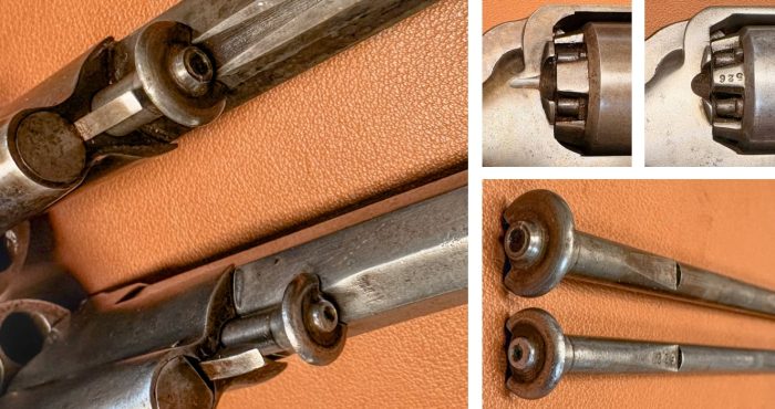 Allen Wheelock Centerhammer Navy Revolver - Late model - Visual differences early and late type Allen Wheelock Centerhammer Navy Percussion Revolver - Visual differences early and late type